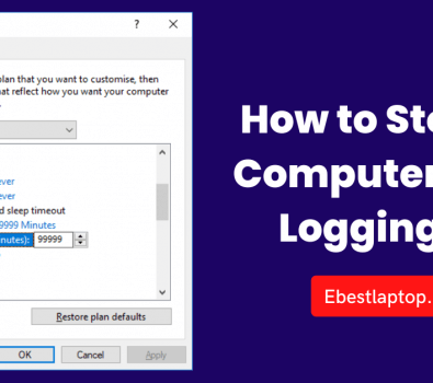 How to Stop My Computer From Logging Off